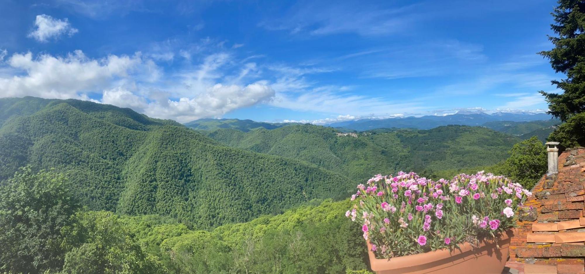 Home Holidays Crasciana, Con Terrazza Vista Sulle Alpi Apuane. المظهر الخارجي الصورة